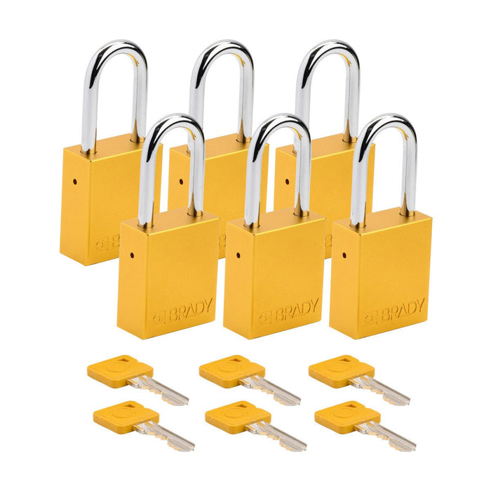 Aluminum Padlocks - Mann Supply BradyAluminum Padlocks