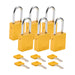Aluminum Padlocks - Mann Supply BradyAluminum Padlocks