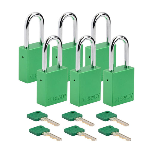 Aluminum Padlocks - Mann Supply BradyAluminum Padlocks
