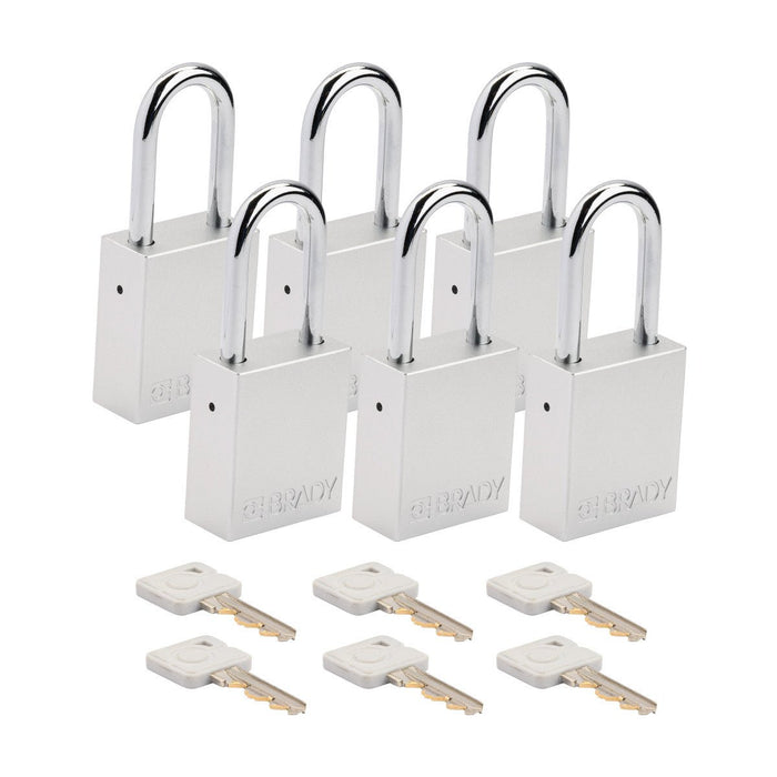 Aluminum Padlocks - Mann Supply BradyAluminum Padlocks