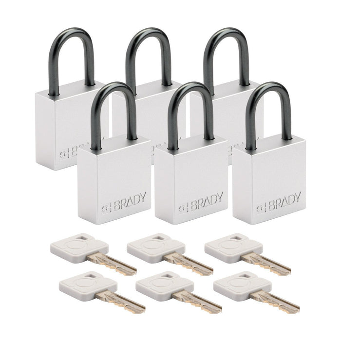 Aluminum Padlocks - Mann Supply BradyAluminum Padlocks