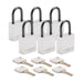 Aluminum Padlocks - Mann Supply BradyAluminum Padlocks