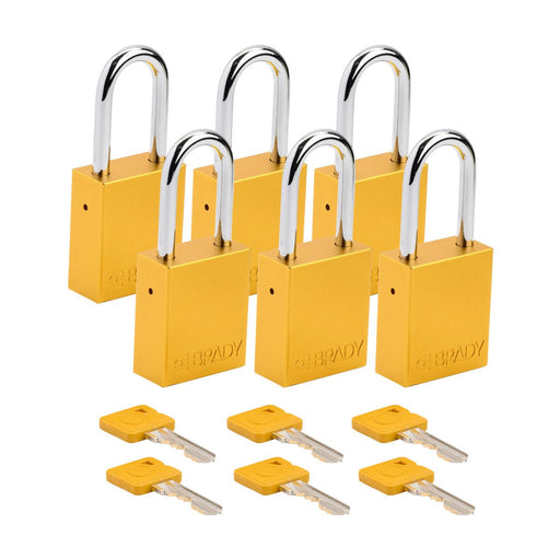 Aluminum Padlocks - Mann Supply BradyAluminum Padlocks