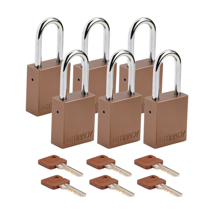Aluminum Padlocks - Mann Supply BradyAluminum Padlocks