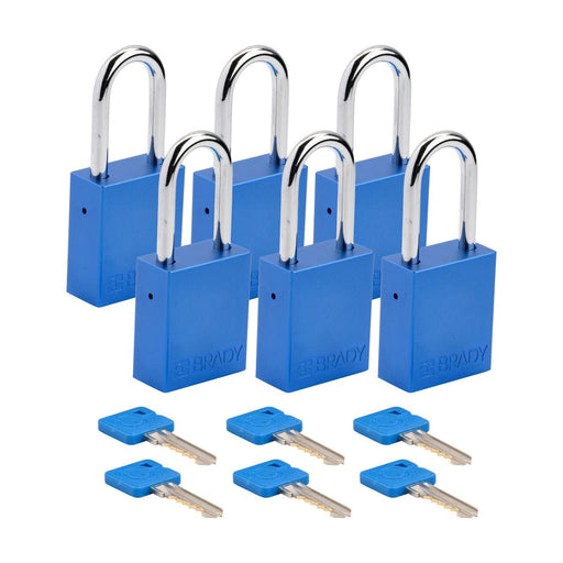 Aluminum Padlocks - Mann Supply BradyAluminum Padlocks