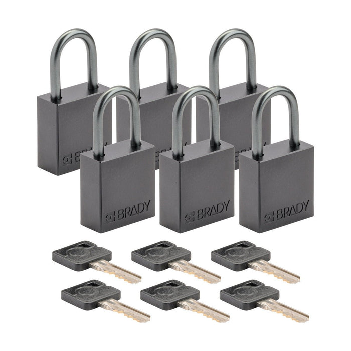 Aluminum Padlocks - Mann Supply BradyAluminum Padlocks