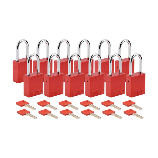 Aluminum Padlocks - Mann Supply BradyAluminum Padlocks