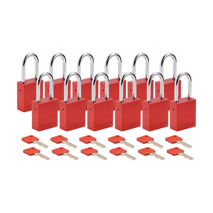 Aluminum Padlocks - Mann Supply BradyAluminum Padlocks