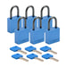 Aluminum Padlocks - Mann Supply BradyAluminum Padlocks