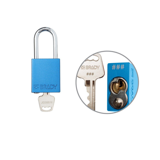 Aluminum Padlocks - Mann Supply BradyAluminum Padlocks