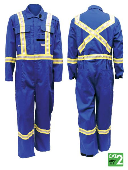 Avenger 7 oz Coveralls - Royal Blue - Style 3108-FR Coveralls-IFR-[Safety Supply]- PPE Supply