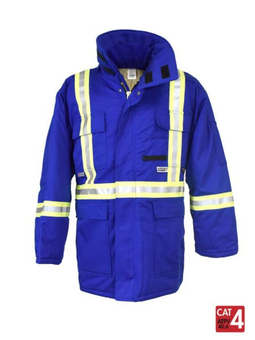 Avenger 9 oz Insulated Parka - Royal Blue - Style 3215-FR Jackets-IFR-[Safety Supply]-PPE Supply