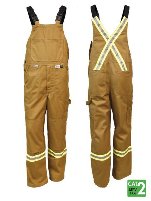 Avenger 9 oz Duck Bib Pants - Carmel Duck - Style 3122-Bib and Brace Overalls-IFR-[Safety Supply]-Mann Supply