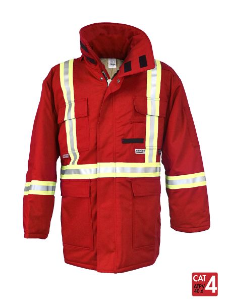 Style 3215 - Avenger 9 oz Insulated Parka - Red