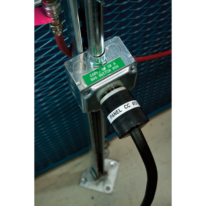 Brady All Weather Permanent Adhesive Vinyl Label Tape for M21 Printers - Durable, Weather - Resistant, Strong Adhesive Labels - Mann Supply Brady