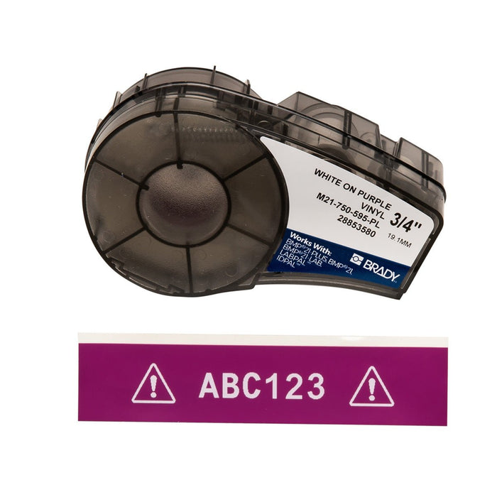 Label Tape with Ribbon - Mann Supply BradyLabel Printers