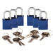 Aluminum Padlocks - Mann Supply BradyAluminum Padlocks