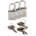 Aluminum Padlocks - Mann Supply BradyAluminum Padlocks