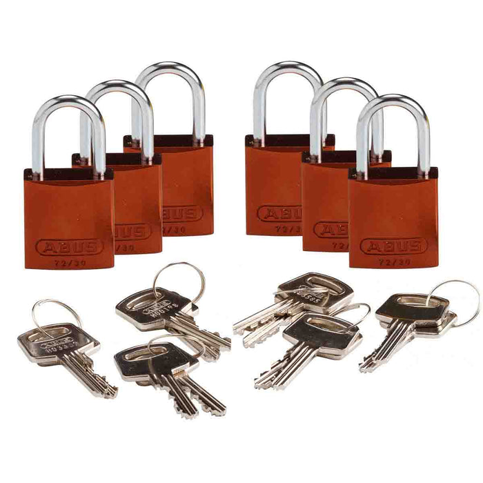 Aluminum Padlocks - Mann Supply BradyAluminum Padlocks