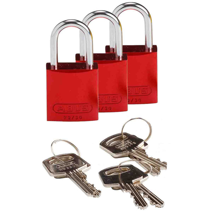 Aluminum Padlocks - Mann Supply BradyAluminum Padlocks