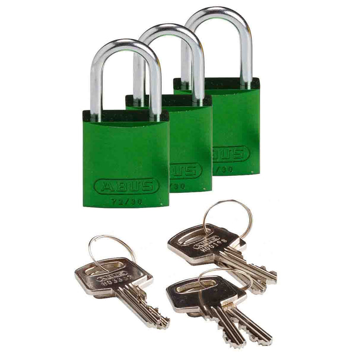 Aluminum Padlocks - Mann Supply BradyAluminum Padlocks