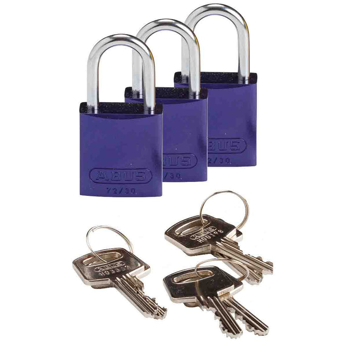 Aluminum Padlocks - Mann Supply BradyAluminum Padlocks