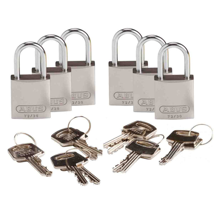 Aluminum Padlocks - Mann Supply BradyAluminum Padlocks