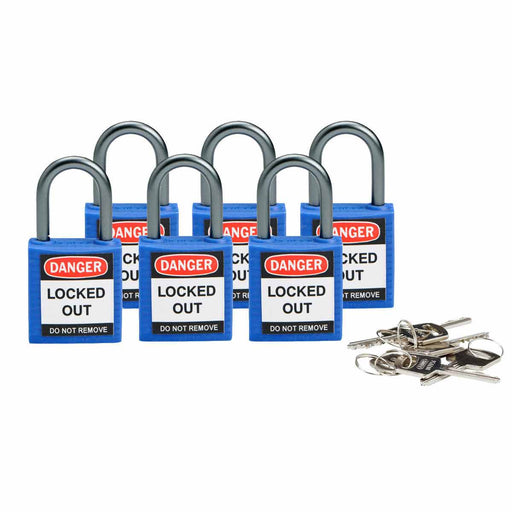 Nylon Padlocks - Mann Supply BradyIndustrial Products