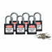 Nylon Padlocks - Mann Supply BradyIndustrial Products