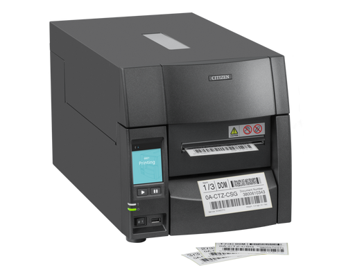 Citizen CL-S700III Label Printer : 203 DPI, USB & Premium Ethernet (ES04) Interface.-Desktop Label Printer-Citizen-Direct Thermal & Thermal Transfer-Gray-Mann Supply