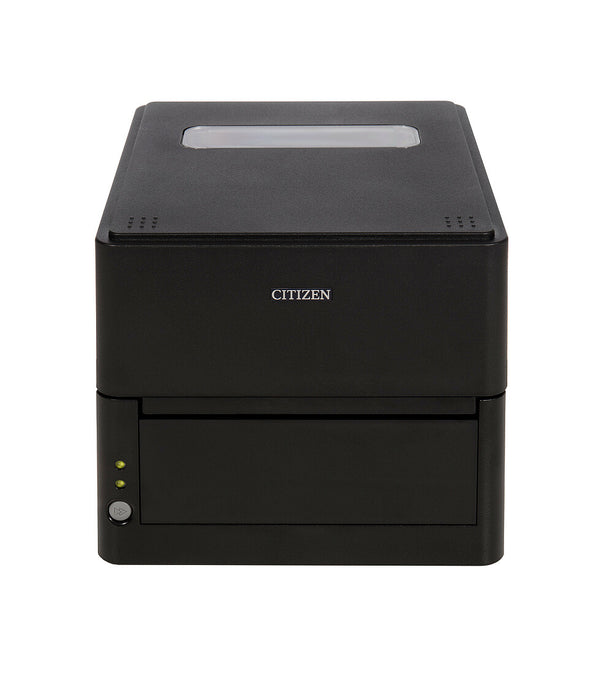 Citizen CL-E300W Label Printer, Black-Desktop Label Printer-Citizen-Black-203 DPI / Ethernet / 2.4/5 GHz Wi-Fi / USB / Black-Mann Supply