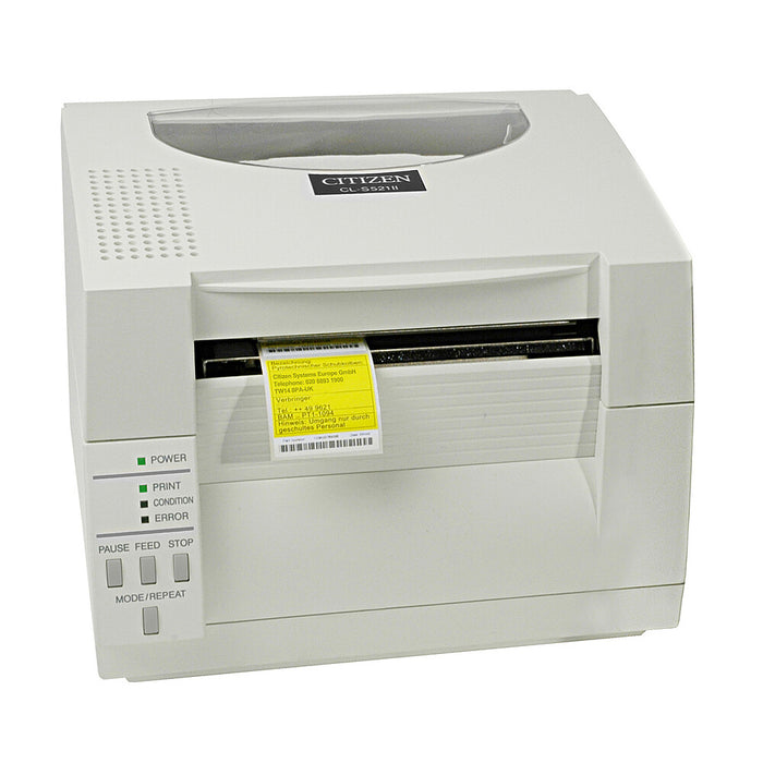 Citizen CL-S531-II Label Printer, Direct Thermal, 300 DPI with Premium Ethernet and Wi-Fi (ES04) Long Range.-Desktop Label Printer-Citizen-Gray-300 DPI-Direct Thermal-Mann Supply