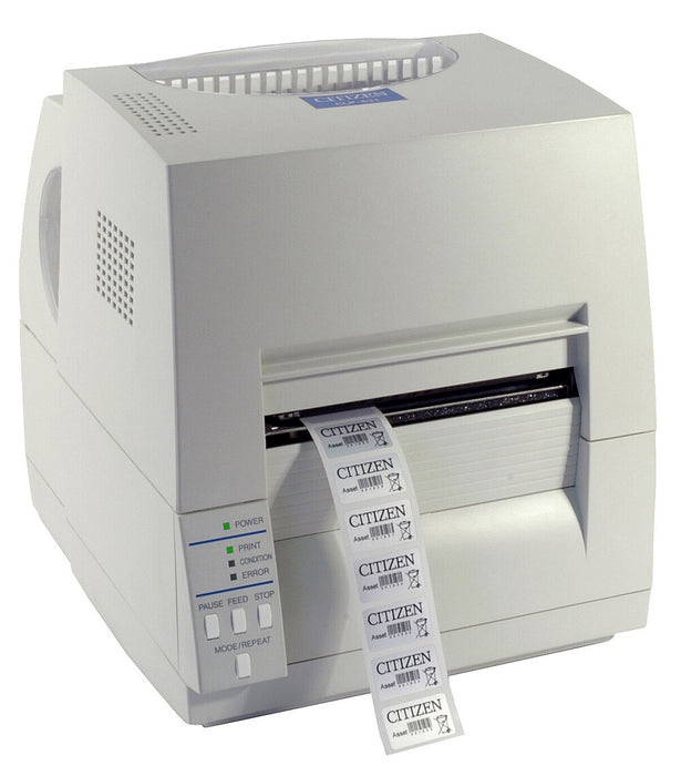 Citizen CL-S621-II Label Printer : 203 DPI with Premium Ethernet and Short-Range Wi-Fi (ES04).-Desktop Label Printer-Citizen-Direct Thermal & Thermal Transfer-Gray-Mann Supply