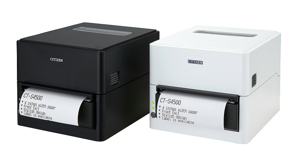 Citizen CT-S4500 POS Printer, Bluetooth, USB, Internal Power Supply Interface, White-POS Printer-Citizen-Mann Supply