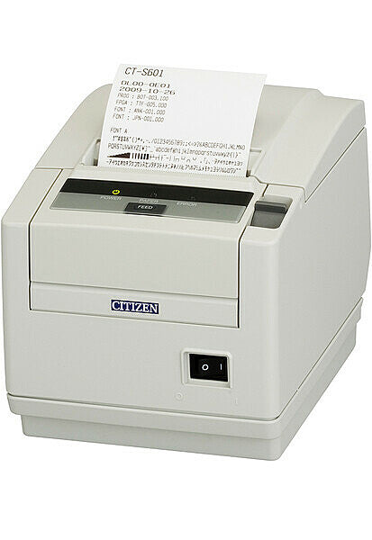 Citizen CT-S601II POS Printer,Black-POS Printer-Citizen-Parallel Interface-Black-Mann Supply