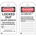 Lockout Tagout Tags - Mann Supply BradyLockout Tagout Tags