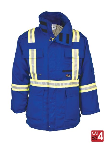Style 215 - Westex DH Antistat 6.5 oz Insulated Parka - Royal Blue
