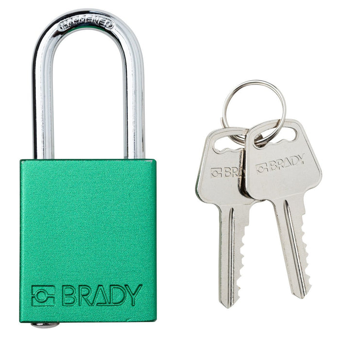 Aluminum Padlocks - Mann Supply BradyAluminum Padlocks