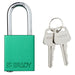 Aluminum Padlocks - Mann Supply BradyAluminum Padlocks