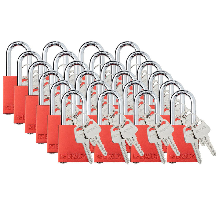 Aluminum Padlocks - Mann Supply BradyAluminum Padlocks