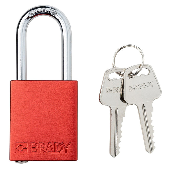 Aluminum Padlocks - Mann Supply BradyAluminum Padlocks