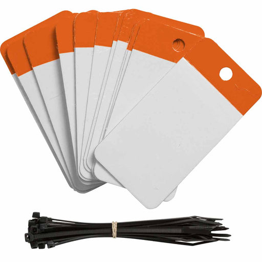 Self Laminating Blank Tags - Mann Supply BradyBlank Tags