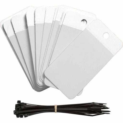 Self Laminating Blank Tags - Mann Supply BradyBlank Tags