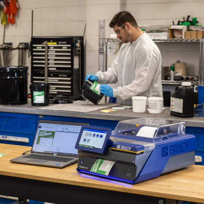 Product, Wire and Lab ID Benchtop Label Printers - Mann Supply BradyIndustrial Label Printers