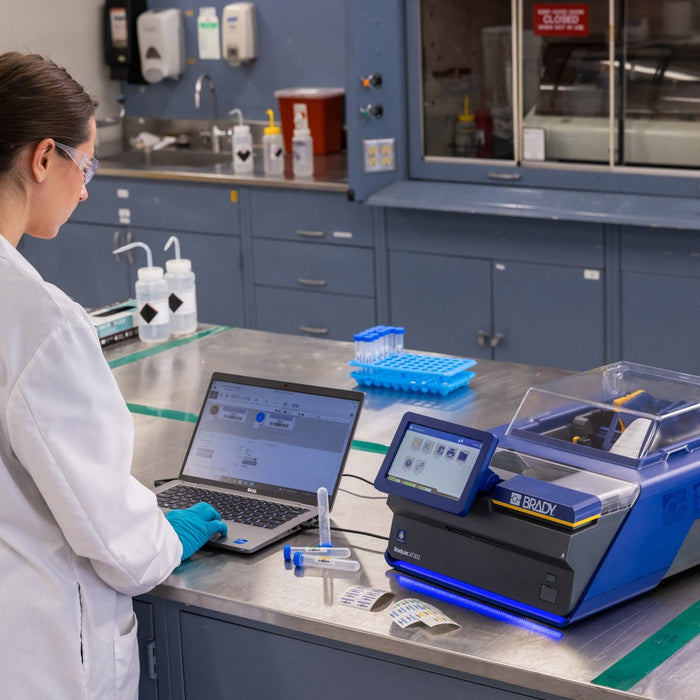 Product, Wire and Lab ID Benchtop Label Printers - Mann Supply BradyIndustrial Label Printers