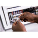 Label Tape with Ribbon - Mann Supply BradyAdhesive Vinyl Label Tape
