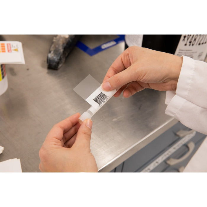 Label Tape with Ribbon - Mann Supply BradyAdhesive Vinyl Label Tape