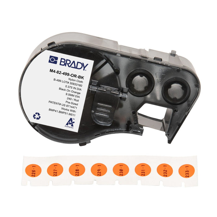 Label Tape with Ribbon - Mann Supply BradyAggressive Adhesive Labels