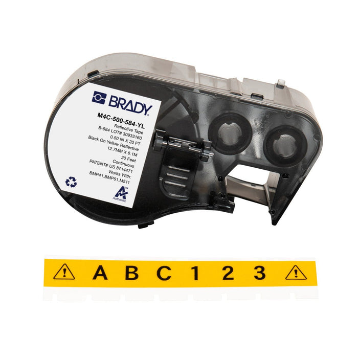 Label Tape with Ribbon - Mann Supply BradyAll-Weather Label Tape