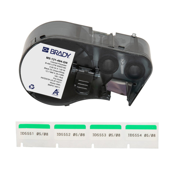 Label Tape with Ribbon - Mann Supply BradyBrady